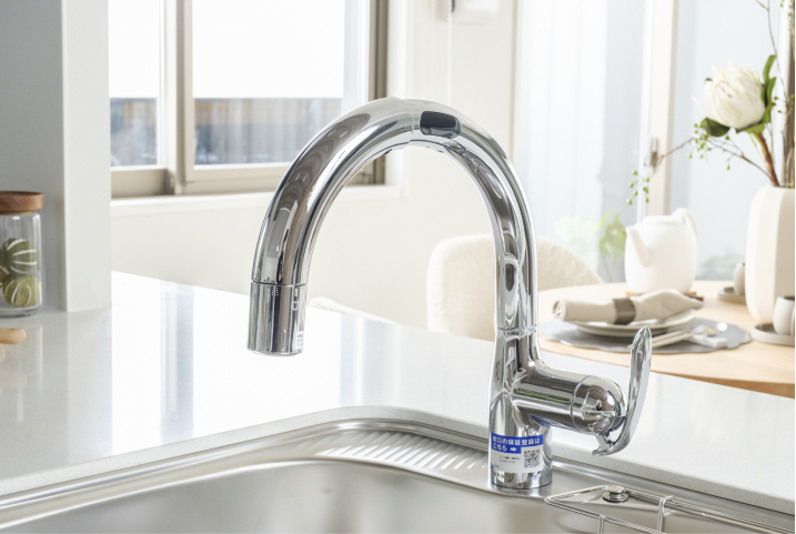 浄水機能付タッチレス水栓