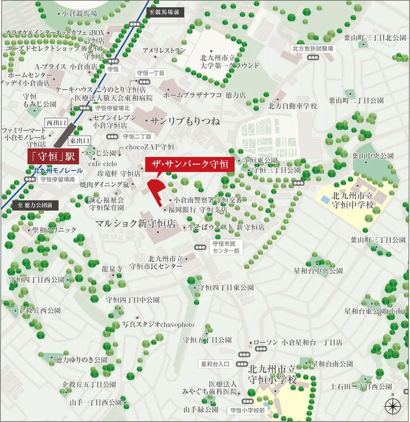 現地案内図
