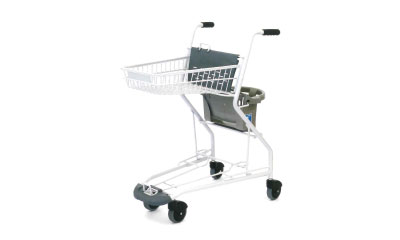 ベビーシート付小荷物カート