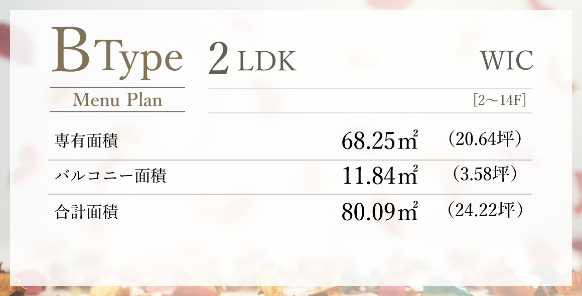 Btype Menu Plan
