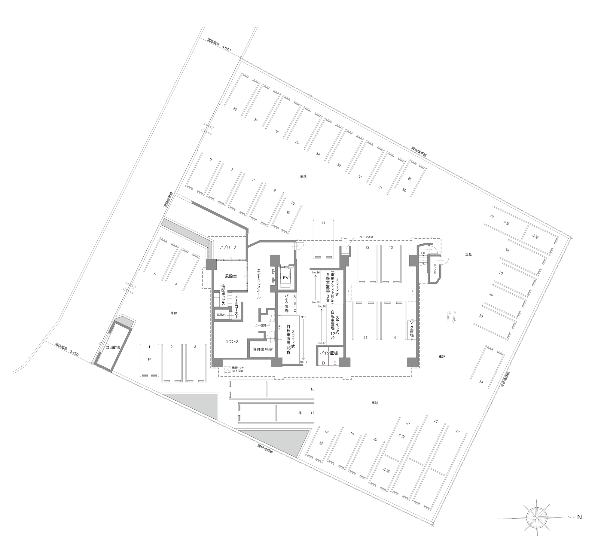 敷地配置図