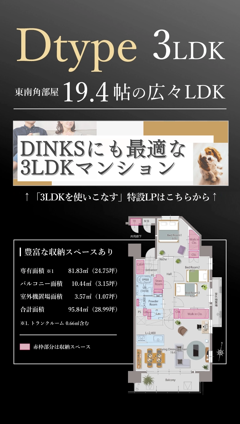Dtype 3LDK