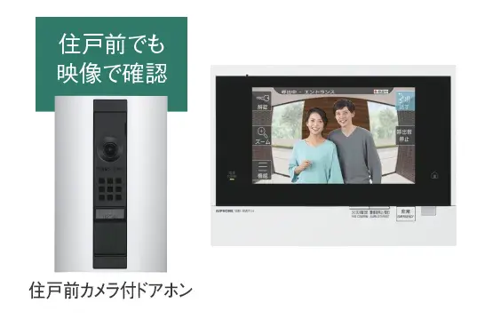 TVモニター付インターホン